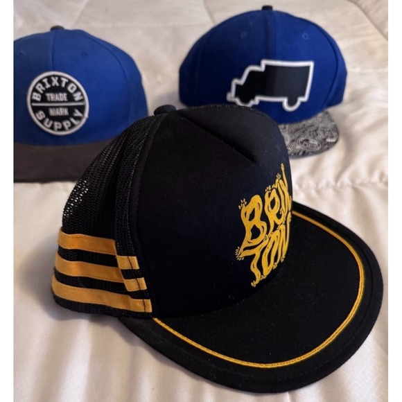 Mens Brixton & Trukfit Snapback/Trucker Hats Streetwear Caps Adjustable Size - Picture 6 of 7